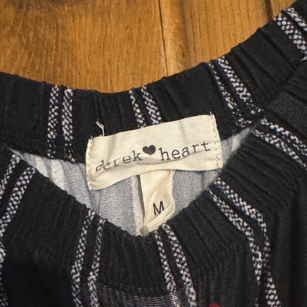 Derek Heart Off the Shoulder Jumpsuit Size M